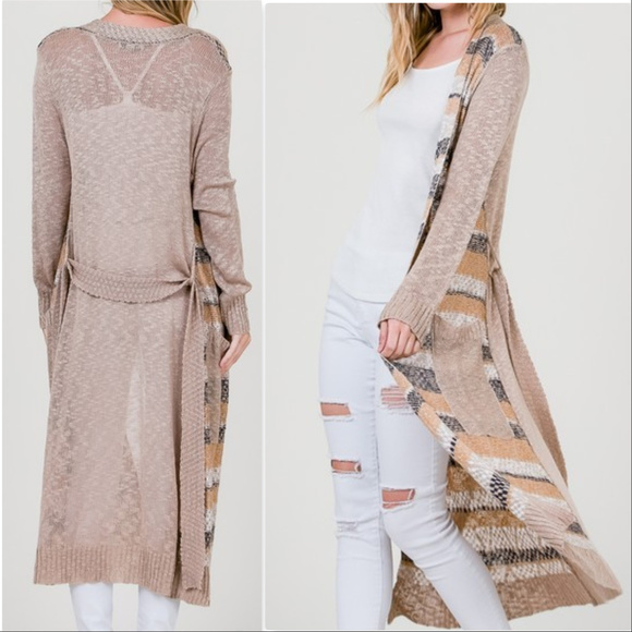 STRIPED KNIT CARDIGAN - Picture 2 of 3